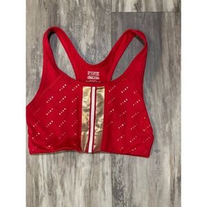 Pink VS Sports Bra XS RED